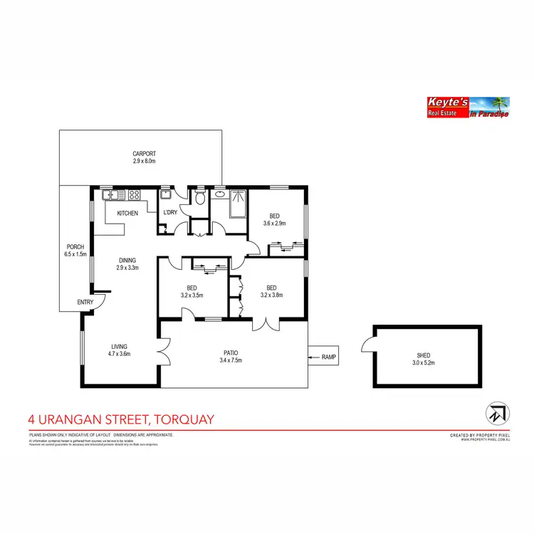 Floorplan of Homely house listing, 4 Urangan Street, Torquay QLD 4655