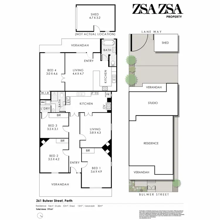 Floorplan of Homely house listing, 261 Bulwer Street, Perth WA 6000