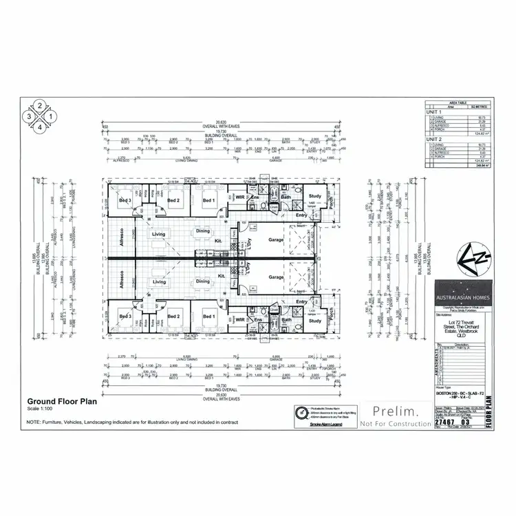Floorplan of Homely semi-detached listing, 1/29 Trevatt Street, Westbrook QLD 4350