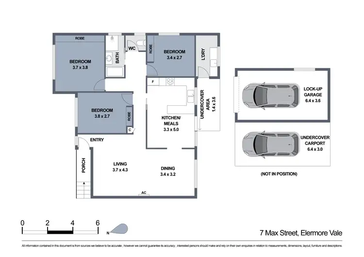 Floorplan of Homely house listing, 7 Max Street, Elermore Vale NSW 2287