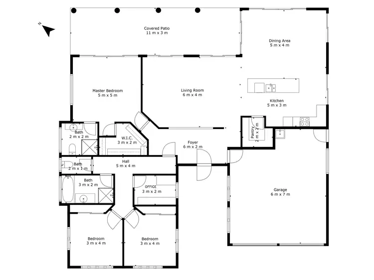 Floorplan of Homely house listing, 57 Fairway Drive, Bargara QLD 4670