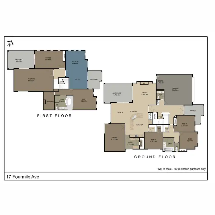 Floorplan of Homely house listing, 17 Fourmile Avenue, Burns Beach WA 6028
