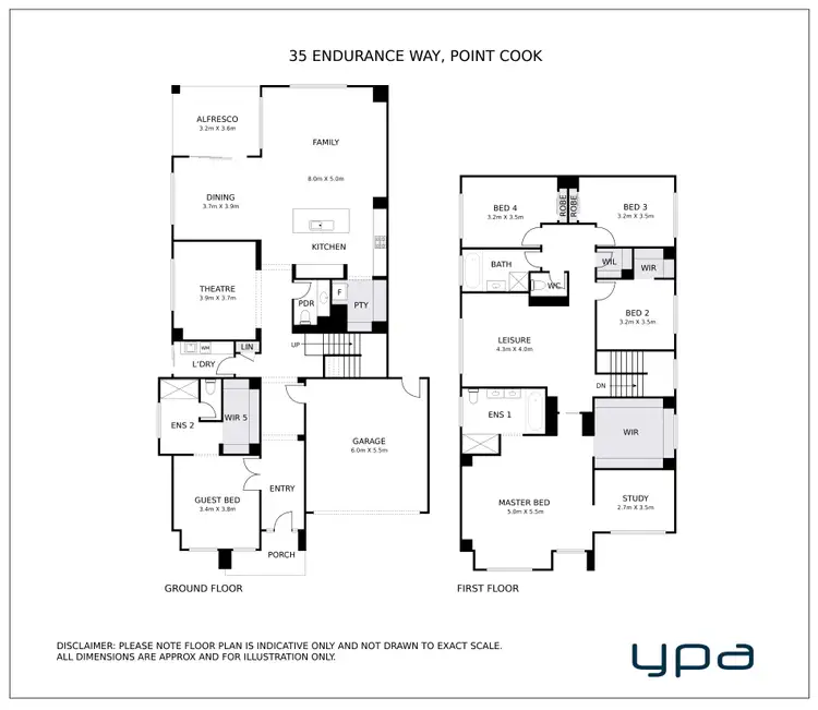 Floorplan of Homely house listing, 35 Endurance Way, Point Cook VIC 3030