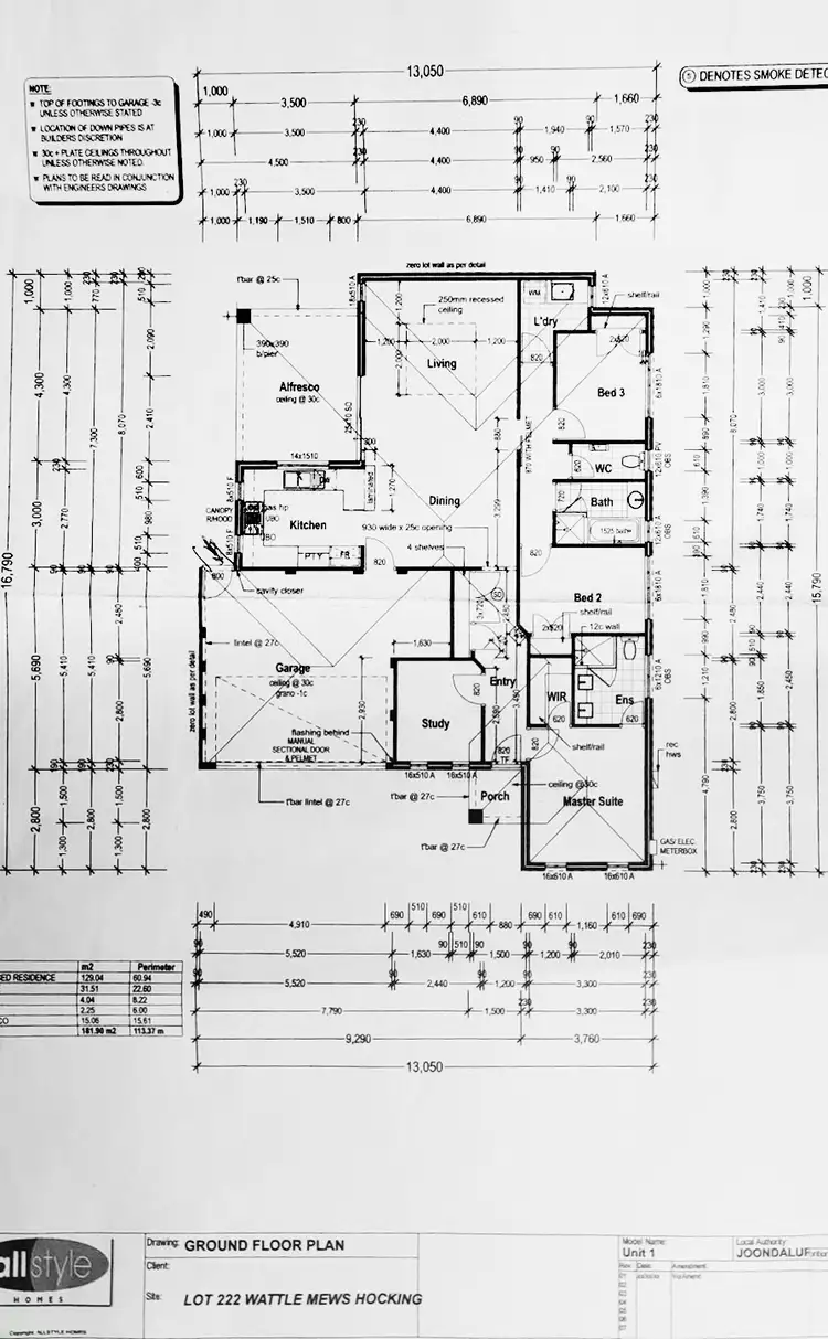 Floorplan of Homely house listing, 1/37 Wattle Mews, Hocking WA 6065