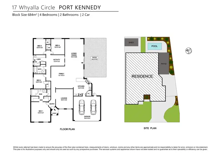 Floorplan of Homely house listing, 17 Whyalla Circle, Port Kennedy WA 6172