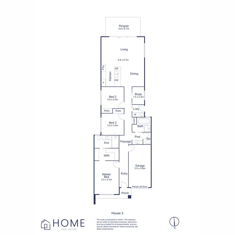 Floorplan of Homely house listing, 27 Mansfield Road, Northfield SA 5085