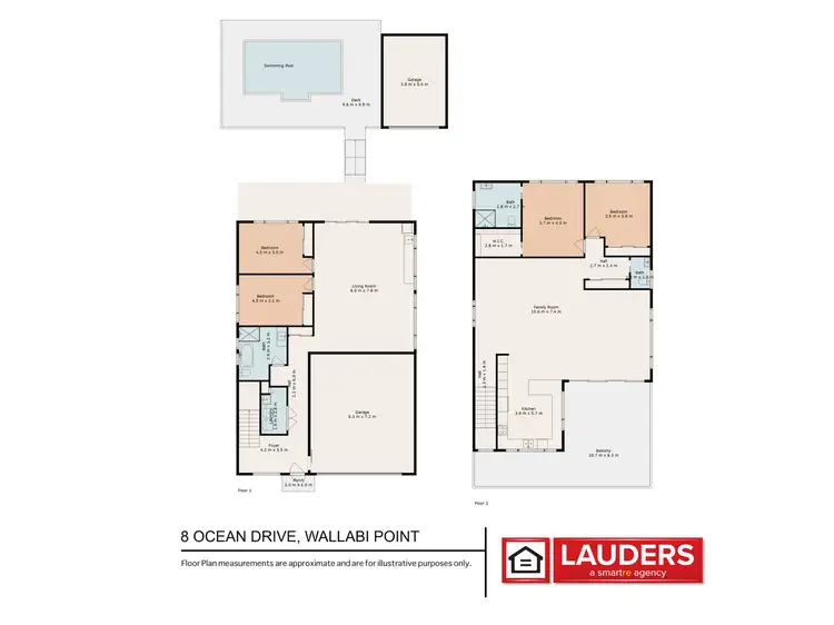Floorplan of Homely house listing, 8 Ocean Drive, Wallabi Point NSW 2430