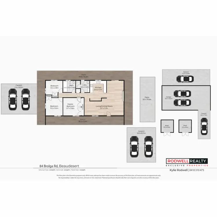 Floorplan of Homely rural property listing, 84 Brolga Road, Beaudesert QLD 4285