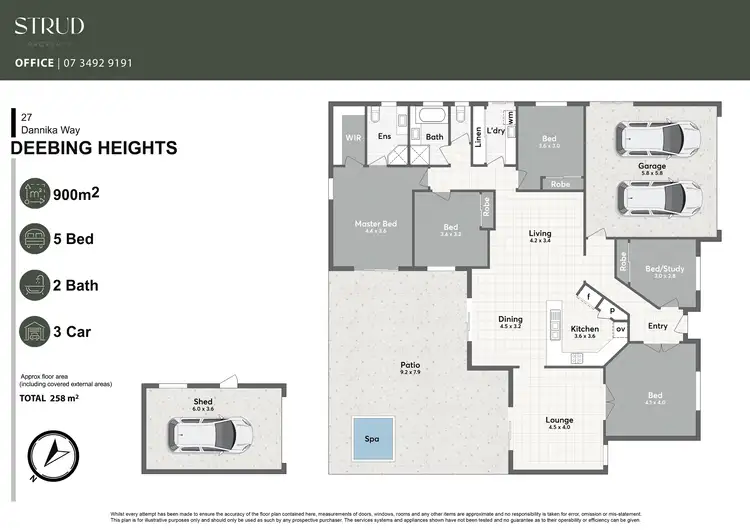 Floorplan of Homely house listing, 27 Dannika Way, Deebing Heights QLD 4306