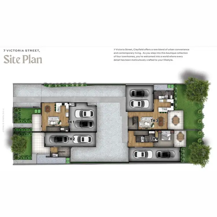 Floorplan of Homely townhouse listing, 7 Victoria Street, Clayfield QLD 4011