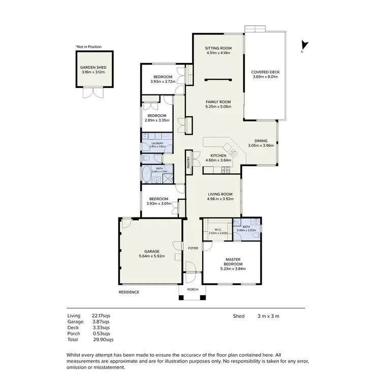 Floorplan of Homely house listing, 3 Tulip Court, Warragul VIC 3820