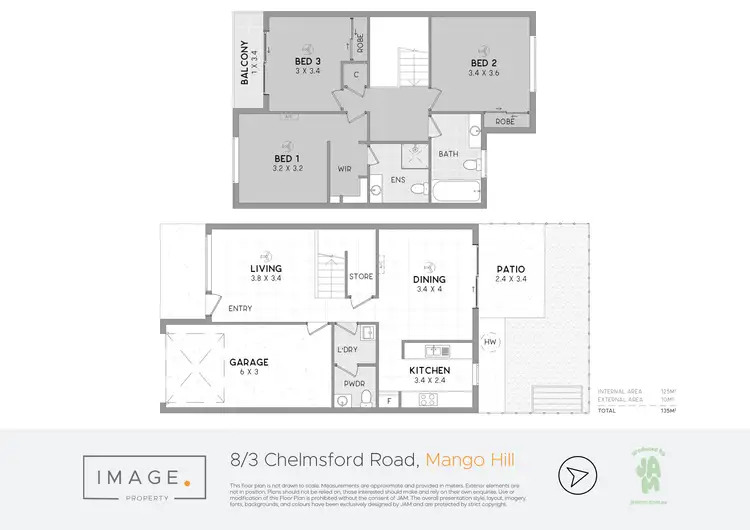 Floorplan of Homely townhouse listing, 8/3 Chelmsford Road, Mango Hill QLD 4509