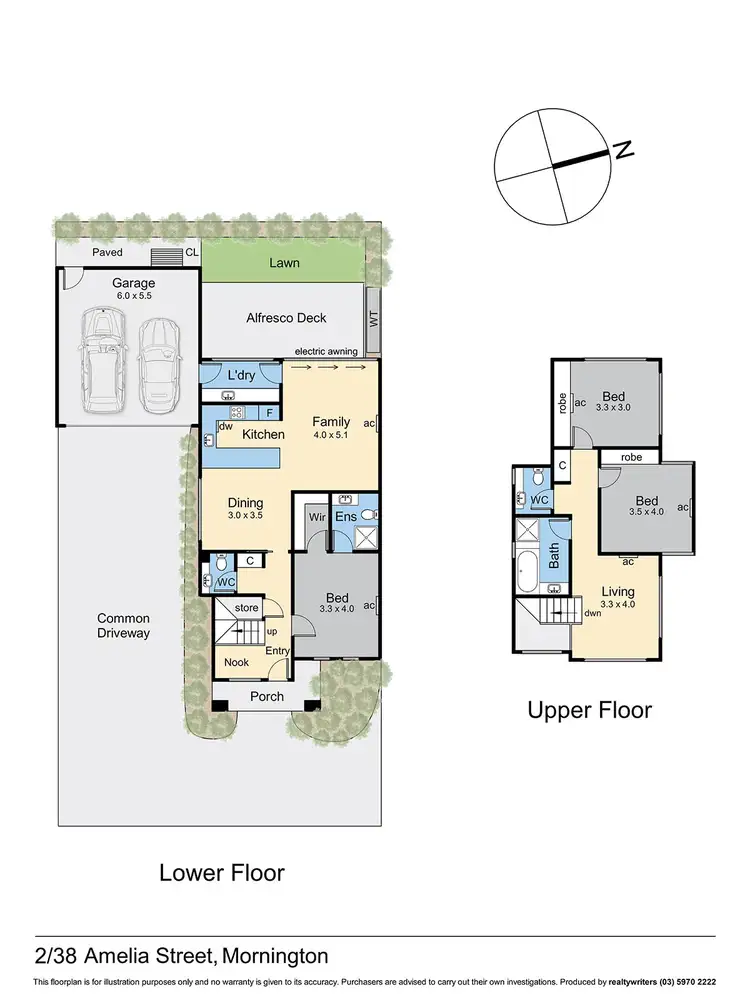Floorplan of Homely townhouse listing, 2/38 Amelia Avenue, Mornington VIC 3931