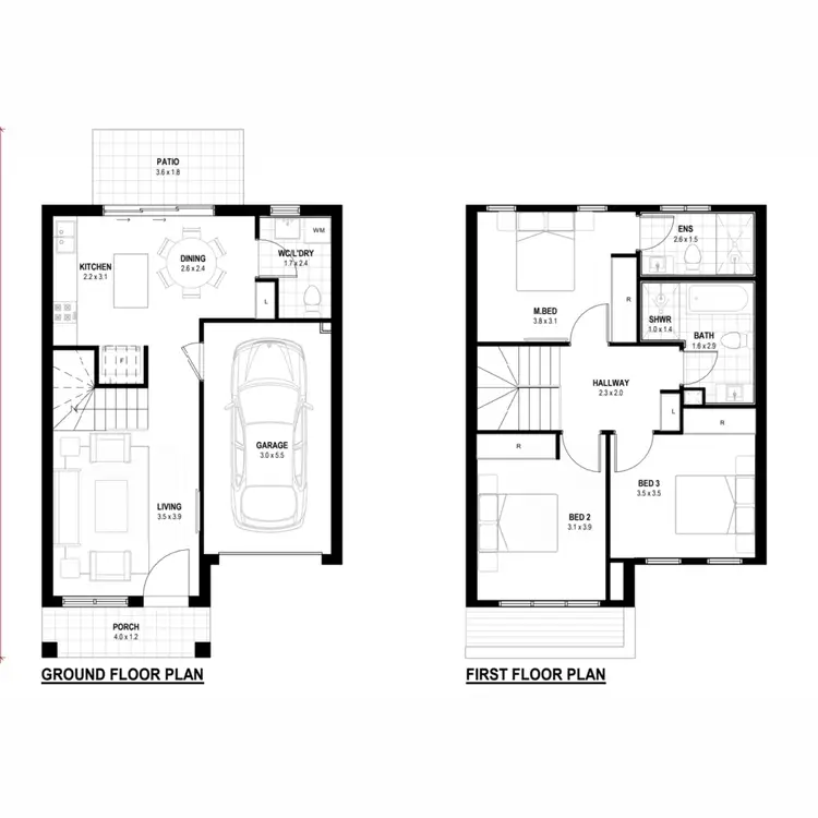 Floorplan of Homely townhouse listing, Address available on request