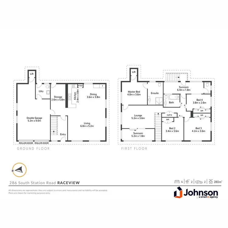 Floorplan of Homely house listing, 286 South Station Road, Raceview QLD 4305