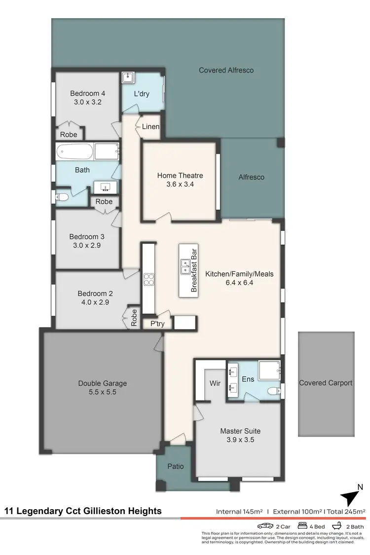 Floorplan of Homely house listing, 11 Legendary Circuit, Gillieston Heights NSW 2321