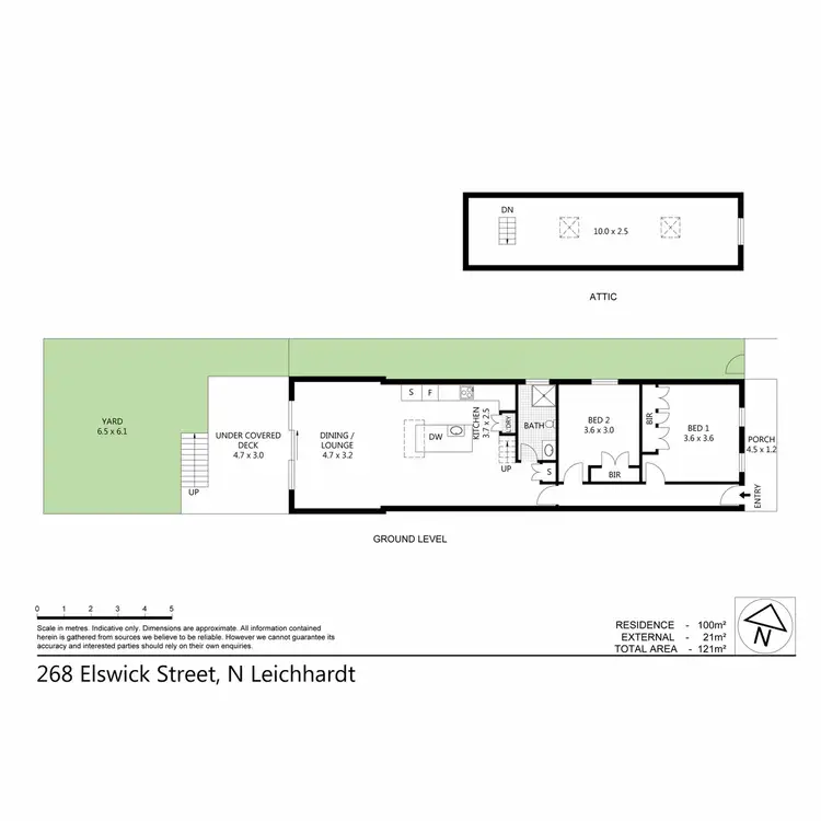 Floorplan of Homely house listing, 268 Elswick Street North, Leichhardt NSW 2040