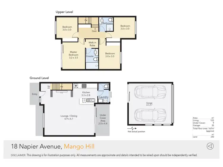 Floorplan of Homely house listing, 18 Napier Avenue, Mango Hill QLD 4509