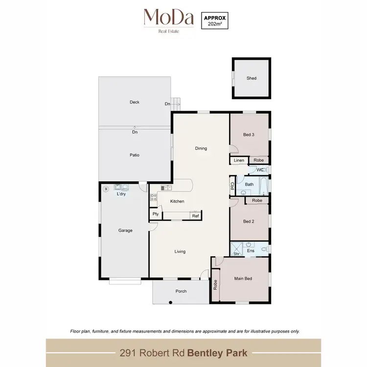 Floorplan of Homely house listing, 291 Robert Road, Bentley Park QLD 4869