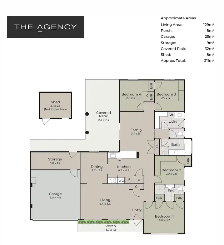Floorplan of Homely house listing, 5 Roche Court, Bull Creek WA 6149