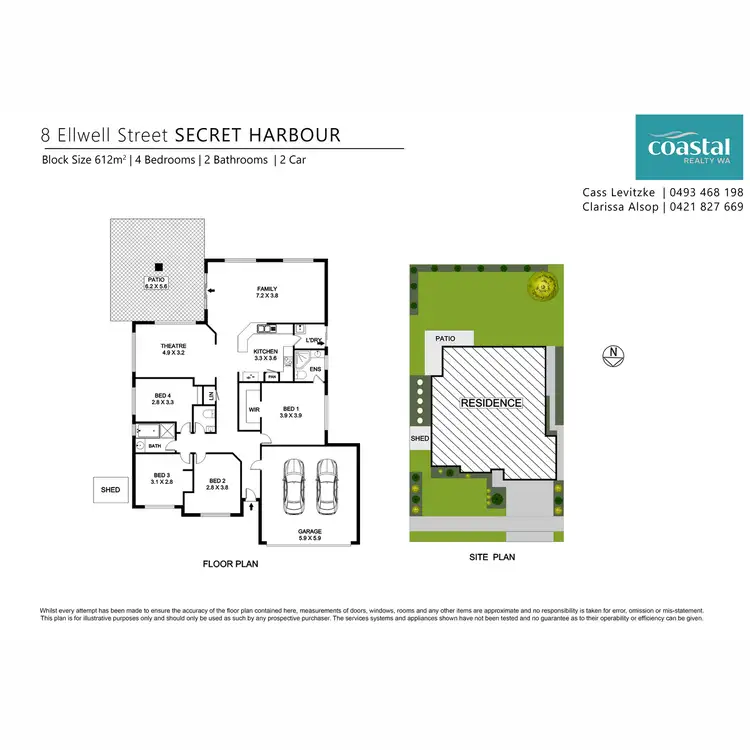 Floorplan of Homely house listing, 8 Elwell Street, Secret Harbour WA 6173