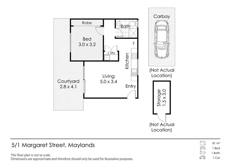 Floorplan of Homely apartment listing, 5/1 Margaret Street, Maylands WA 6051