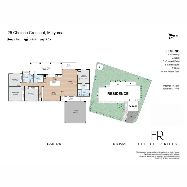 Floorplan of Homely house listing, 25 Chelsea Crescent, Minyama QLD 4575