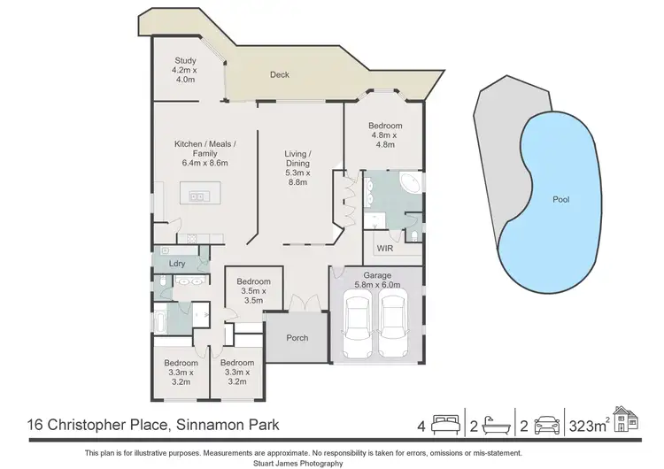 Floorplan of Homely house listing, 16 Christopher Place, Sinnamon Park QLD 4073