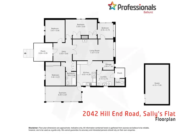 Floorplan of Homely rural property listing, 2042 Hill End Road, Sallys Flat NSW 2850