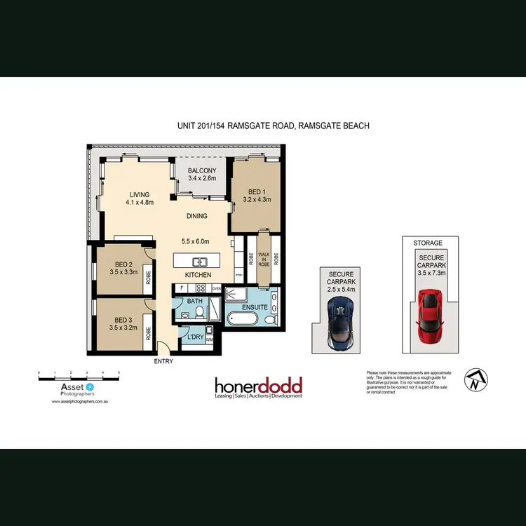 Floorplan of Homely apartment listing, 201/154 Ramsgate Road, Ramsgate Beach NSW 2217