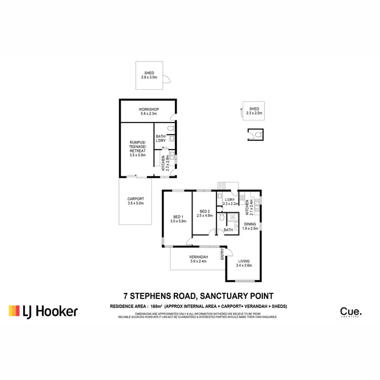 Floorplan of Homely house listing, 7 Stephens Road, Sanctuary Point NSW 2540