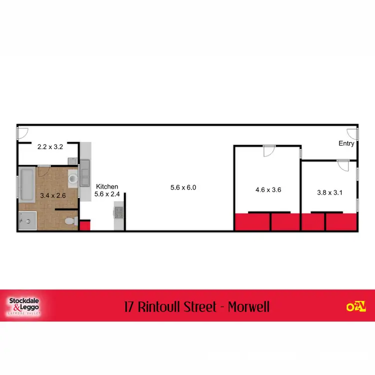 Floorplan of Homely house listing, 17 Rintoull Street, Morwell VIC 3840