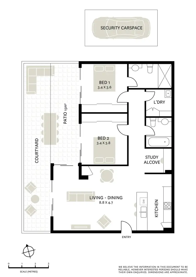 Floorplan of Homely apartment listing, B205/9 Hunter Street, Waterloo NSW 2017
