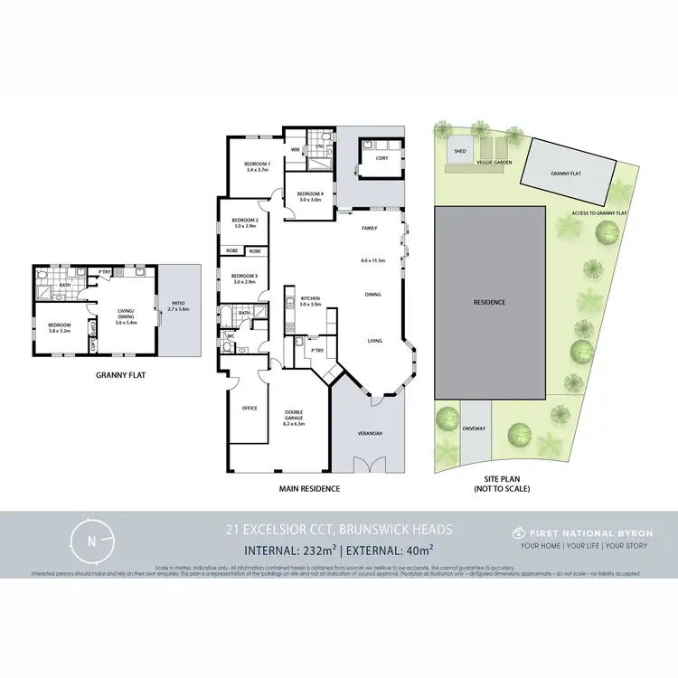 Floorplan of Homely house listing, 21 Excelsior Circuit, Brunswick Heads NSW 2483