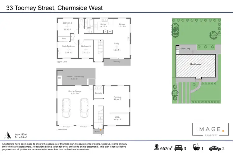 Floorplan of Homely house listing, 33 Toomey Street, Chermside West QLD 4032