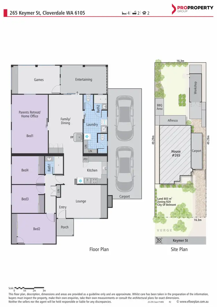 Floorplan of Homely house listing, 265 Keymer Street, Cloverdale WA 6105