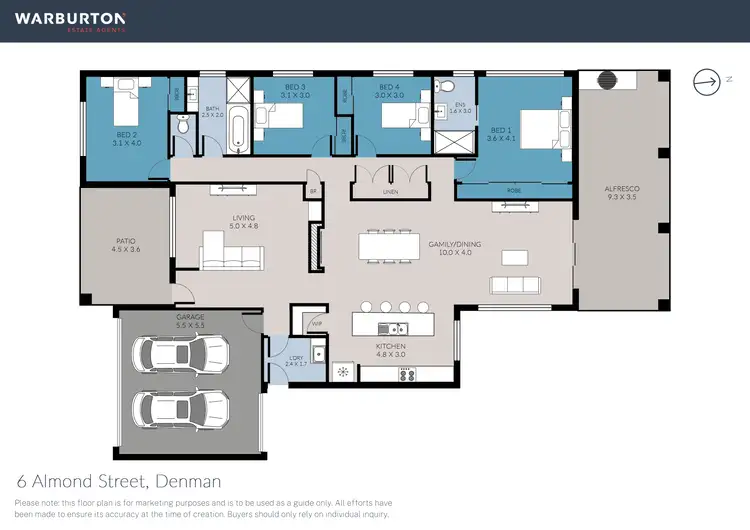 Floorplan of Homely house listing, 6 Almond Street, Denman NSW 2328