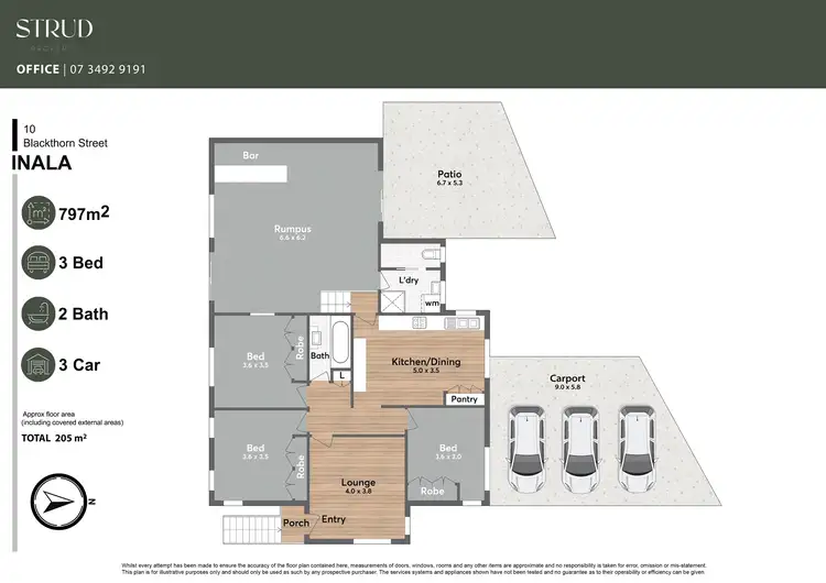 Floorplan of Homely house listing, 10 Blackthorn Street, Inala QLD 4077
