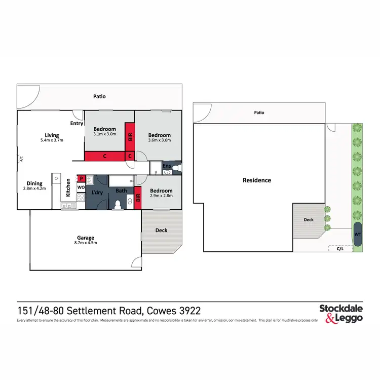 Floorplan of Homely retirement listing, 151/48-80 Settlement Road, Cowes VIC 3922