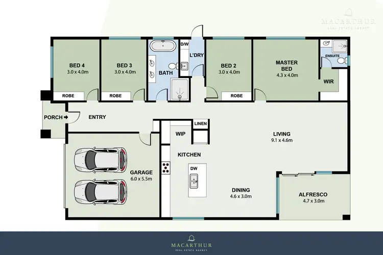 Floorplan of Homely house listing, 2 Lacebark Drive, Forest Hill NSW 2651
