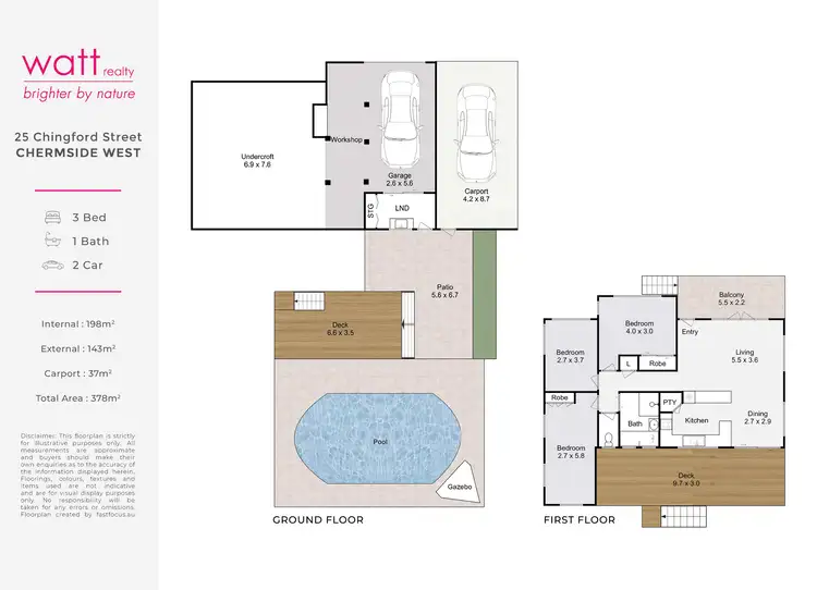 Floorplan of Homely house listing, 25 Chingford Street, Chermside West QLD 4032