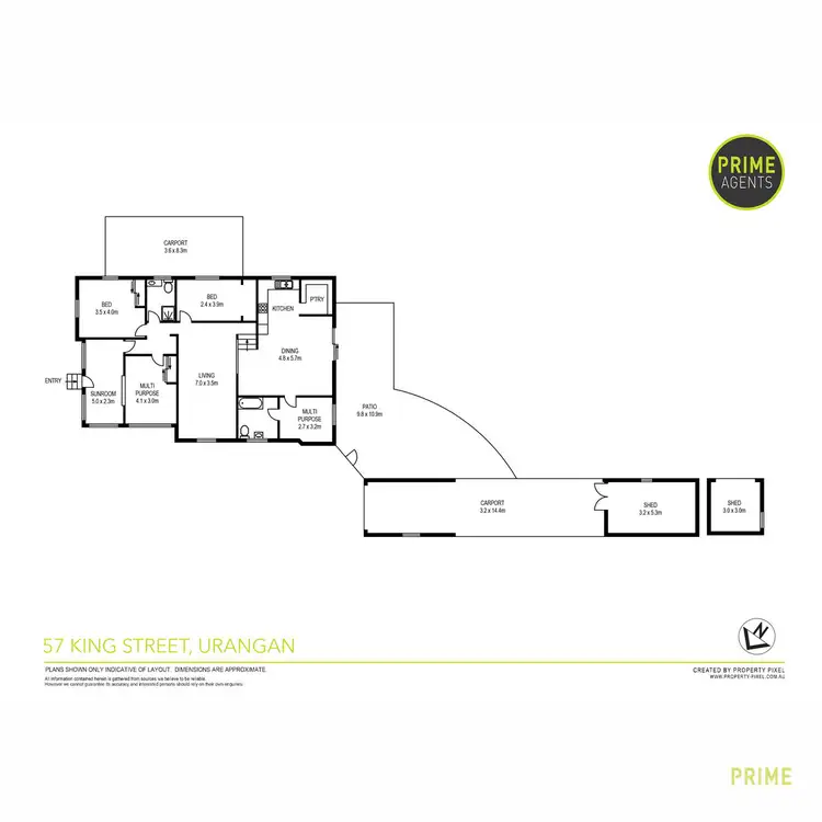 Floorplan of Homely house listing, 57 King Street, Urangan QLD 4655