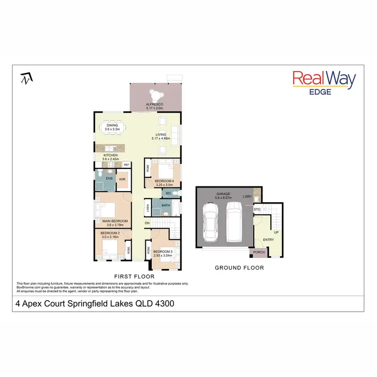 Floorplan of Homely house listing, 4 Apex Court, Springfield Lakes QLD 4300