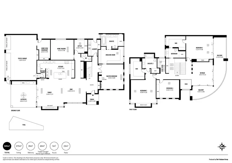 Floorplan of Homely house listing, 28 Troubridge Drive, West Lakes SA 5021