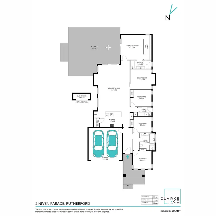 Floorplan of Homely house listing, 2 Niven Parade, Rutherford NSW 2320