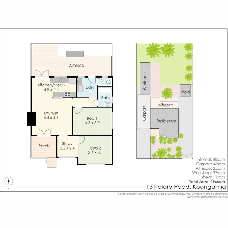 Floorplan of Homely house listing, 13 Kalara Road, Koongamia WA 6056