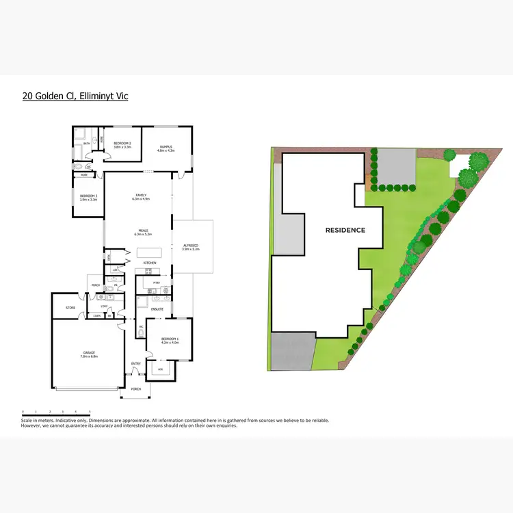 Floorplan of Homely house listing, 20 Golden Close, Elliminyt VIC 3250