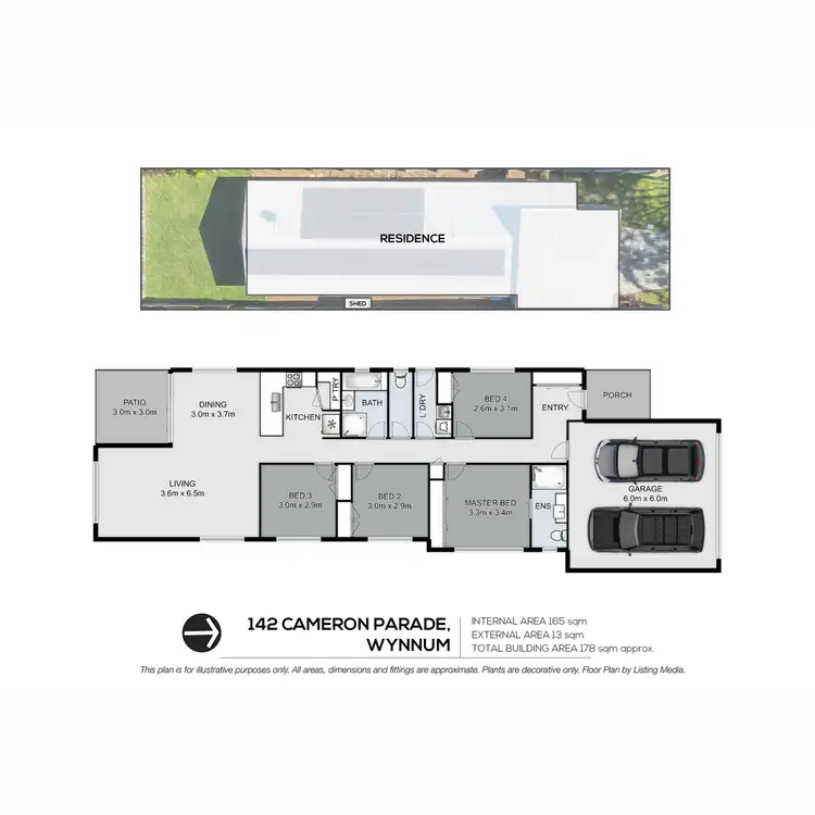 Floorplan of Homely house listing, 142 Cameron Parade, Wynnum QLD 4178