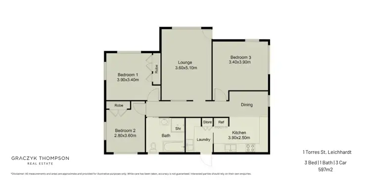 Floorplan of Homely house listing, 1 Torres Street, Leichhardt QLD 4305