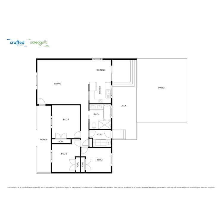 Floorplan of Homely rural property listing, 79 Marjorie Court, South Maclean QLD 4280